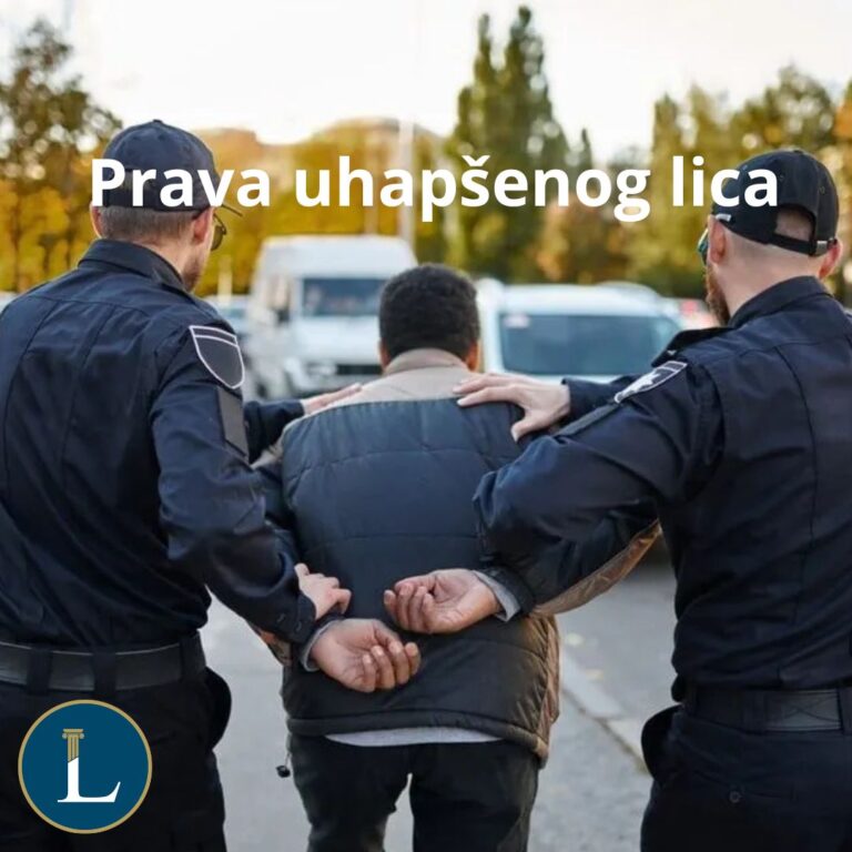 prava uhapsenog