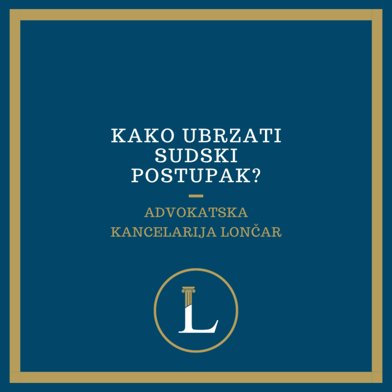 prigovor za suđenje u razumnom roku