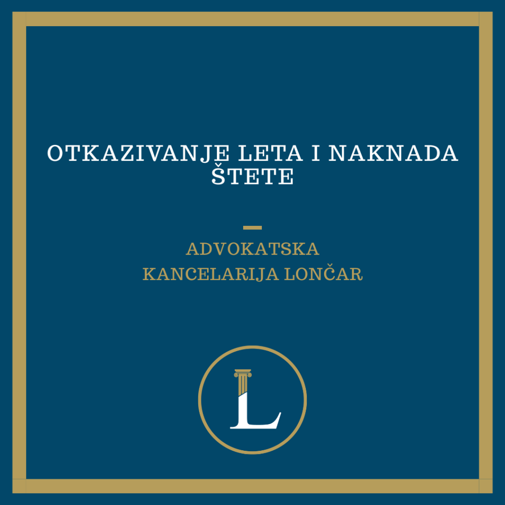 Otkazivanje leta i naknada štete: Vodič kroz vaša prava u vazdušnom saobraćaju